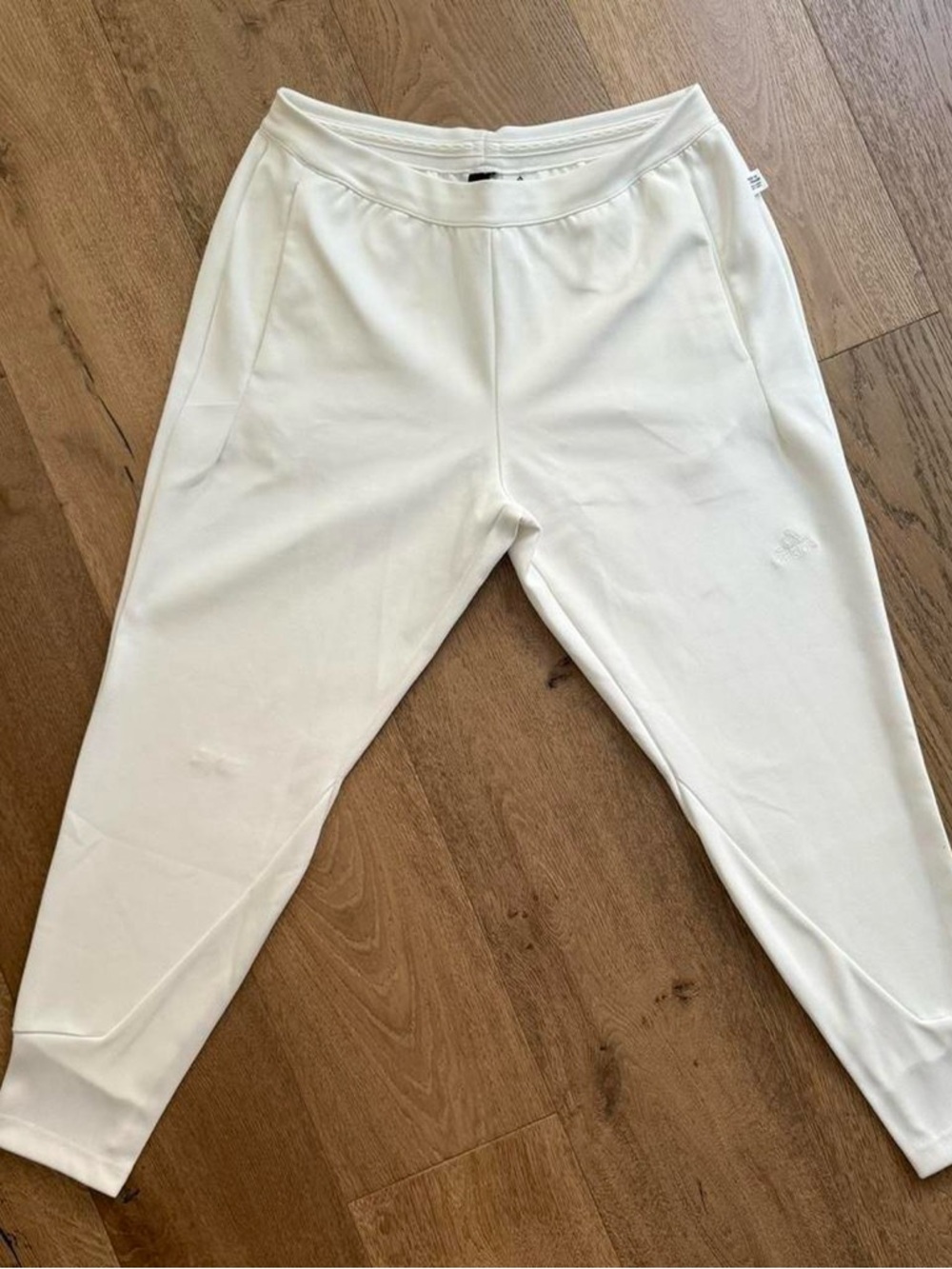 Adidas Men's Athletic Jogger Pants | White | Size Large | Like New